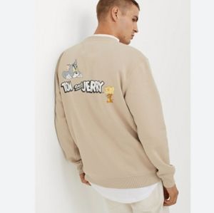 Hu0026M | Shirts | Hm Tom And Jerry Sweatshirt Crewneck Size L | Poshmark